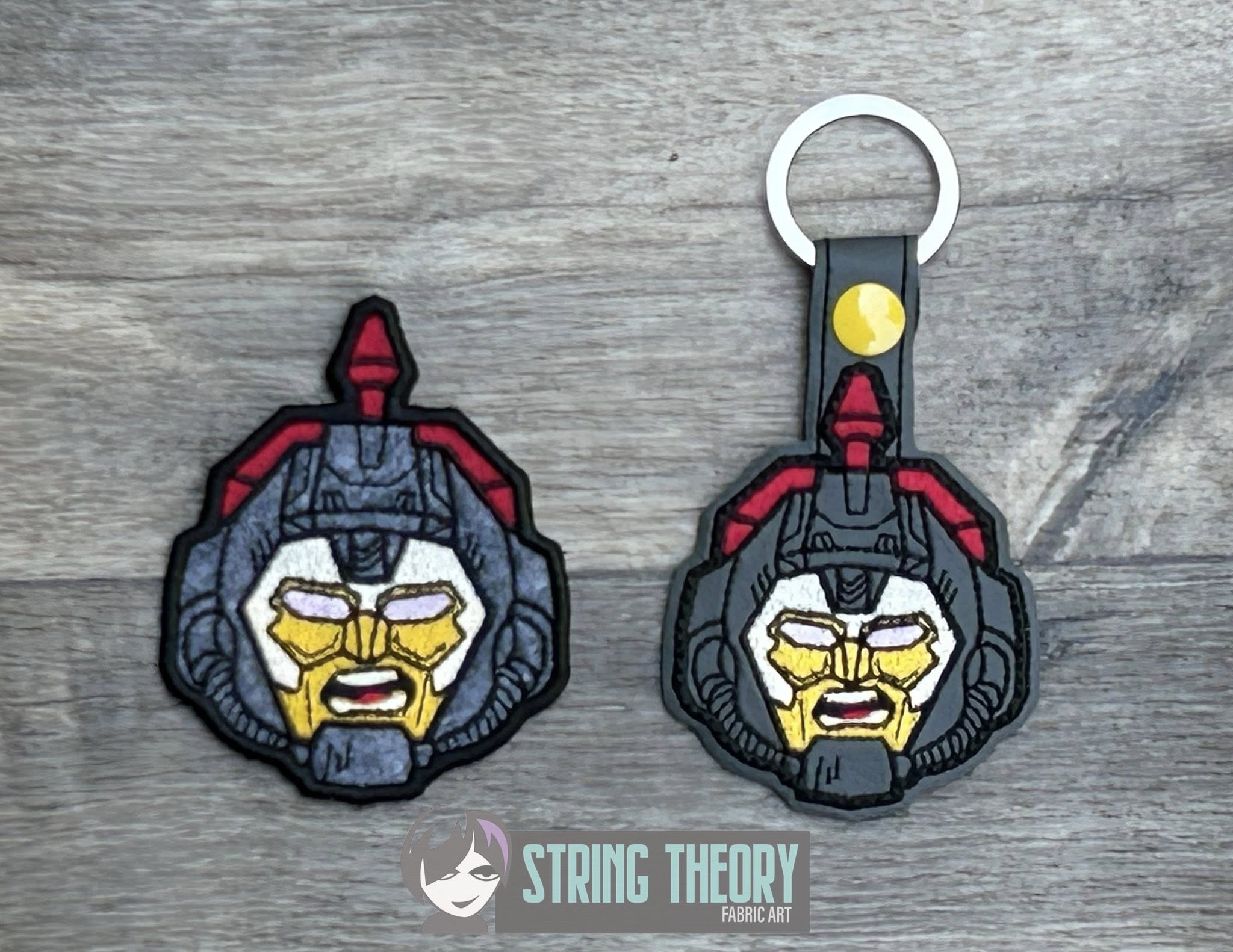 Transformers Omega Supreme ITH fob patch machine embroidery design