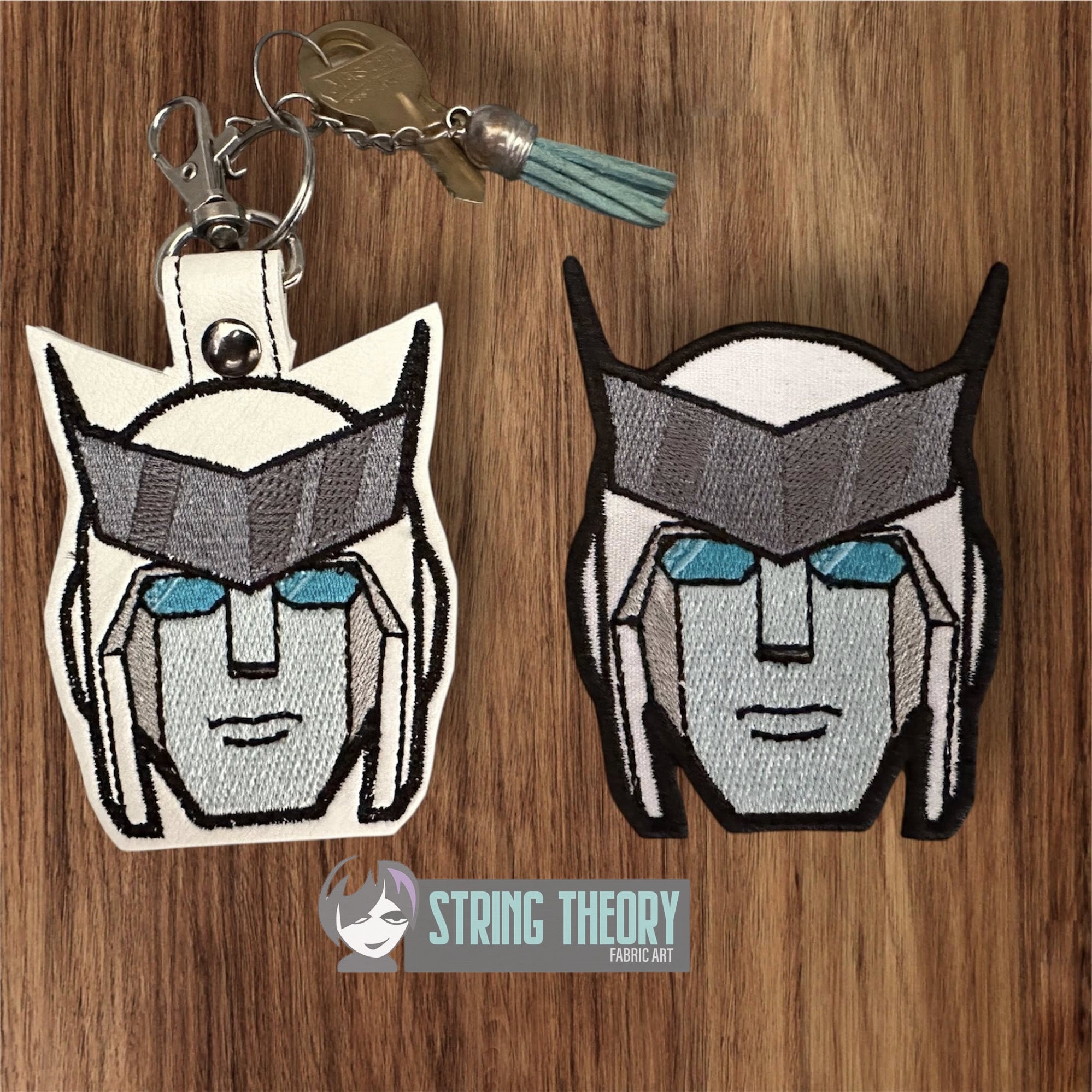 Transformers Ratchet Prime ITH fob patch machine embroidery design