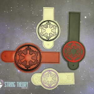 Star Wars Empire Symbol ITH wallet tabs machine embroidery design