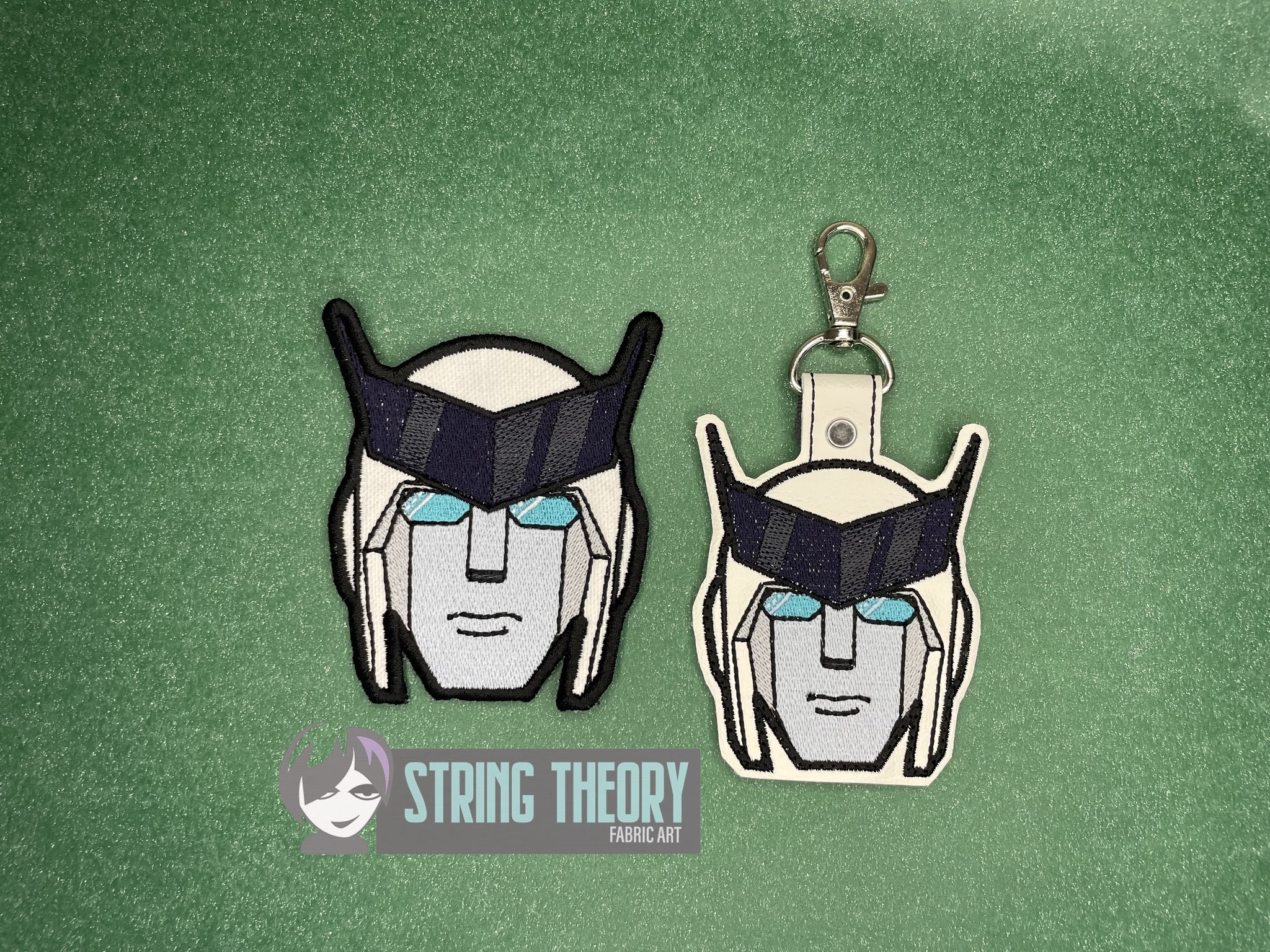 Transformers Ratchet Prime ITH fob patch machine embroidery design