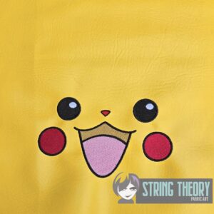 Pokemon Pikachu Face machine embroidery design