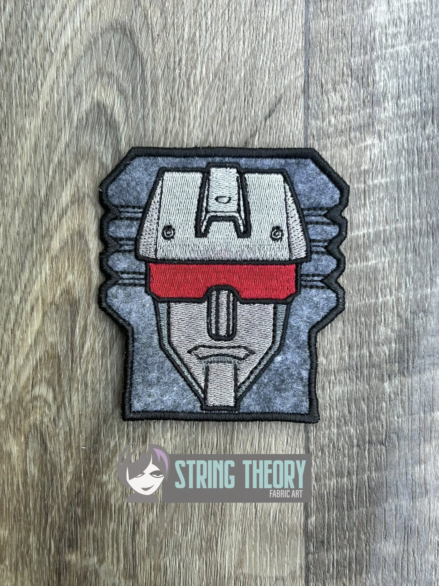 Transformers Devastator ITH patch machine embroidery design