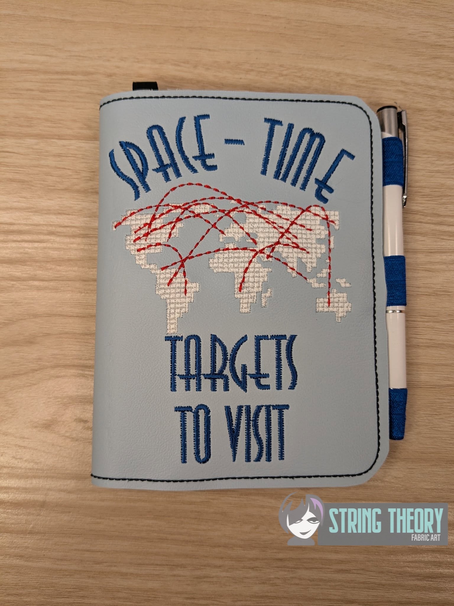 TTBH Space time Targets ITH Notebook Cover machine embroidery