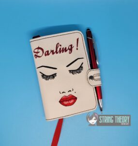 TTBH Darling ITH Notebook Cover machine embroidery design