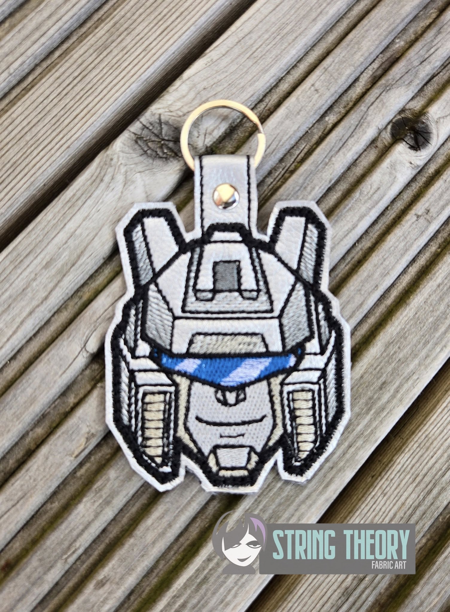 Transformers Jazz ITH fob machine embroidery design