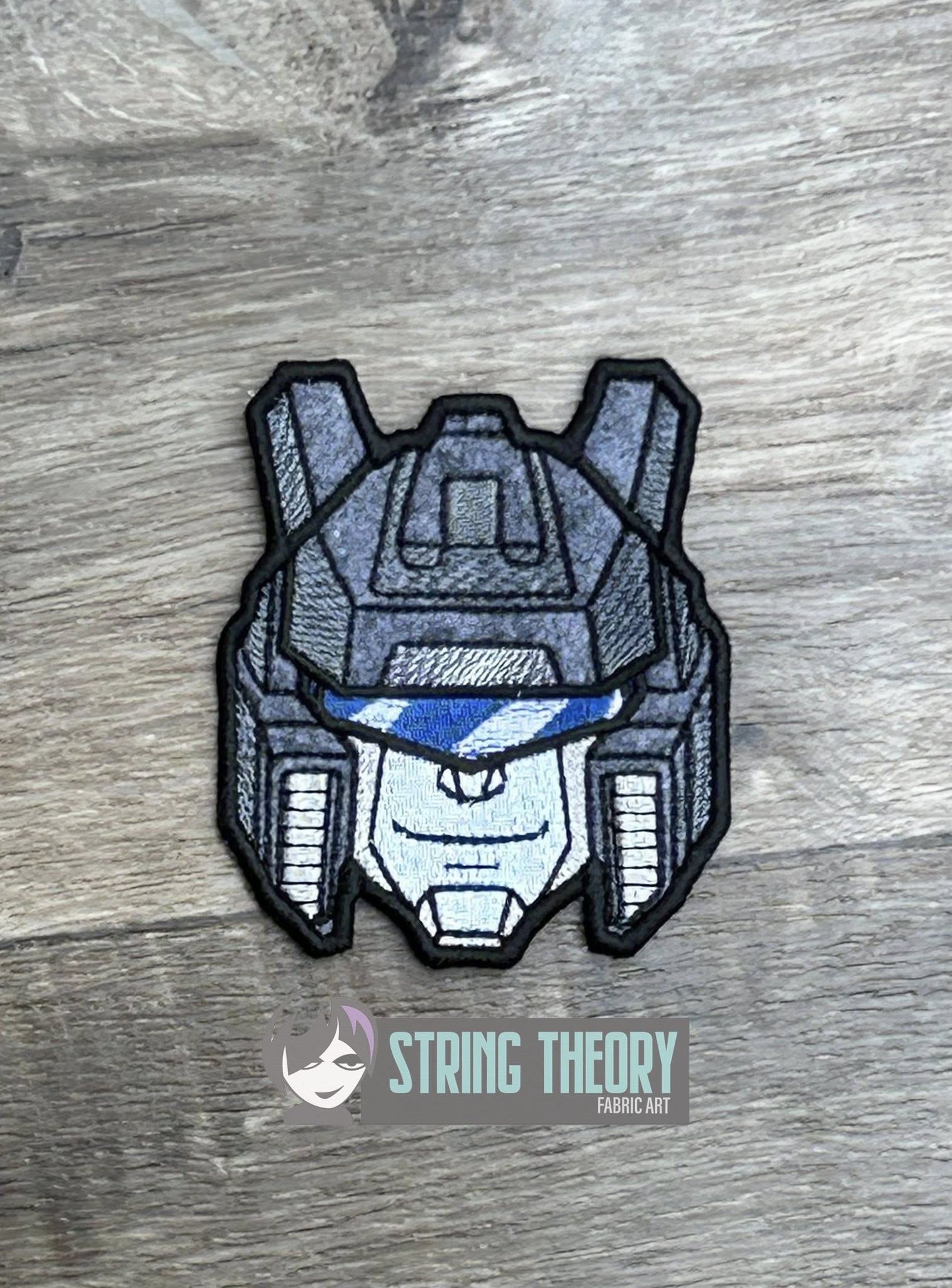Transformers Jazz ITH patch machine embroidery design