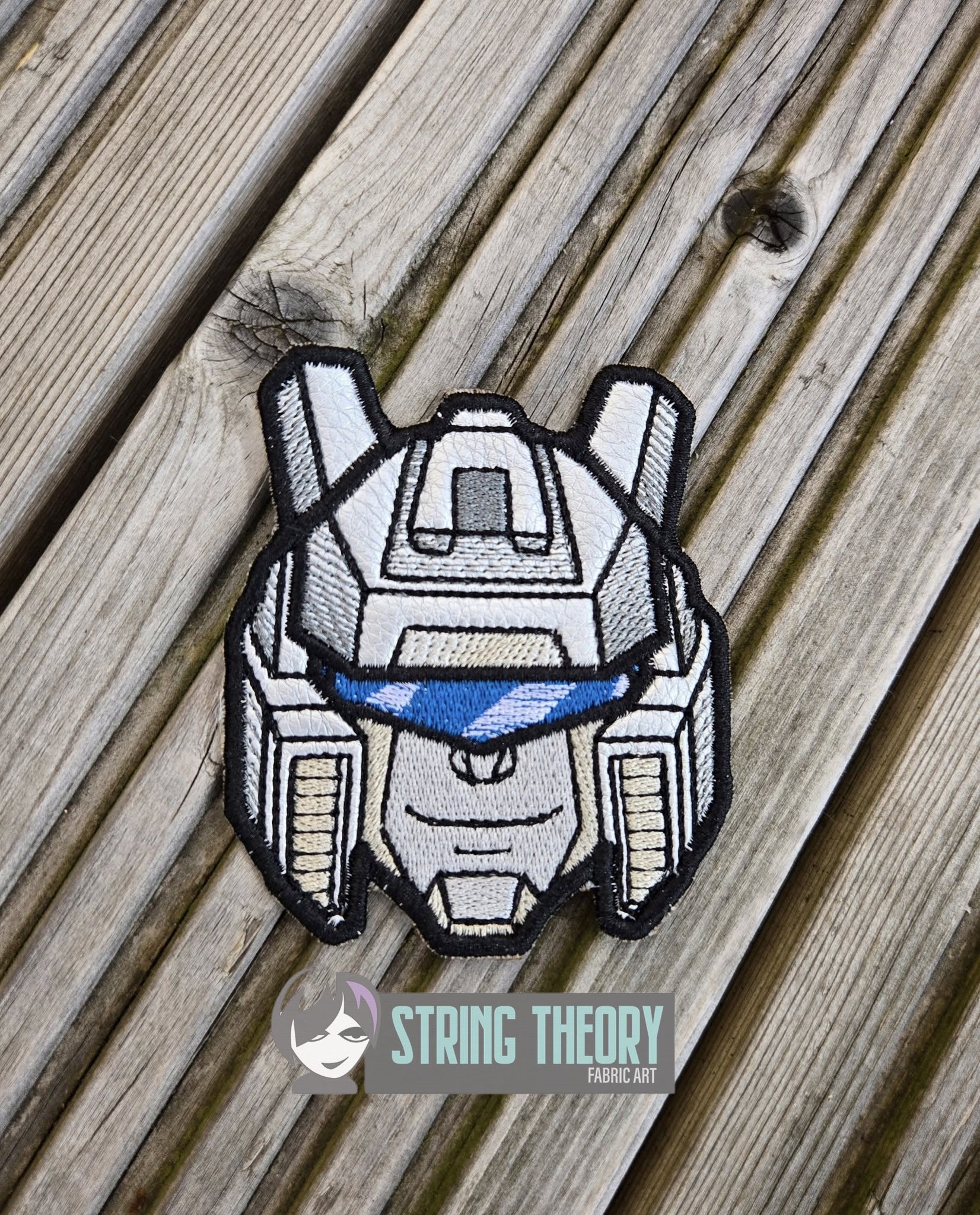 Transformers Jazz ITH patch machine embroidery design