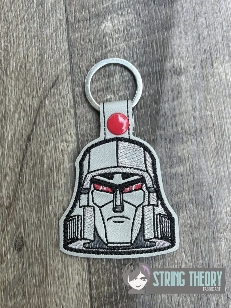 Transformers Megatron fob, patch ITH Embroidery Pattern