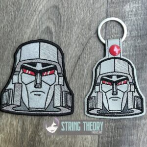 Transformers Megatron ITH fob patch machine embroidery design