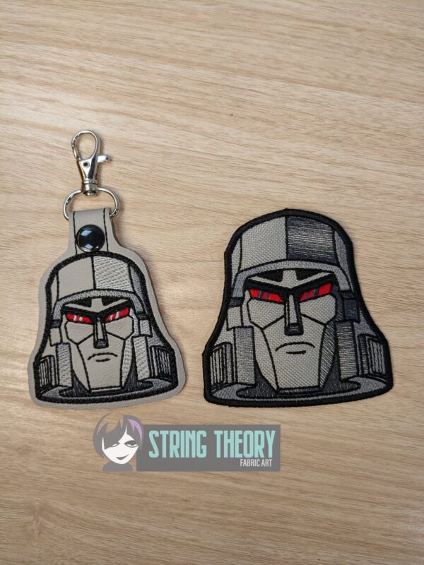 Transformers Megatron fob, patch ITH Embroidery Pattern