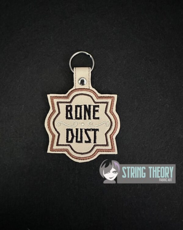 Potion Bottle Label - Bone Dust fob, patch, bun cover ITH in the hoop Digital Download for Machine Embroidery Pattern, Design (4×4 Hoop) - Image 4