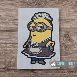 The Minions – Maid Minion Digital Download for Machine Embroidery Pattern, Design (4x4, 5x7 Hoop)