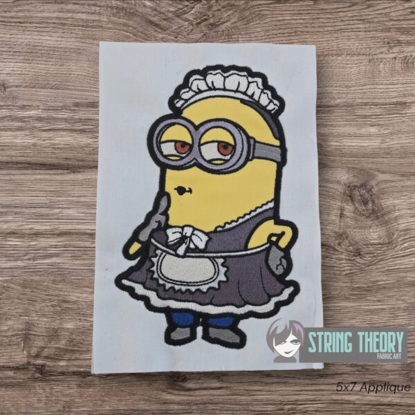 The Minions – Maid Minion Digital Download for Machine Embroidery Pattern, Design (4x4, 5x7 Hoop)