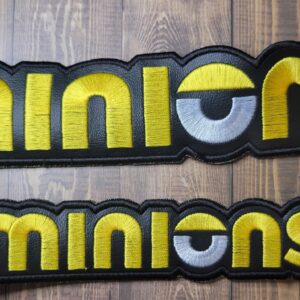 The Minions – Minion Logo Appliqué Digital Download for Machine Embroidery Pattern, Design (5x7, 6x10 Hoop)