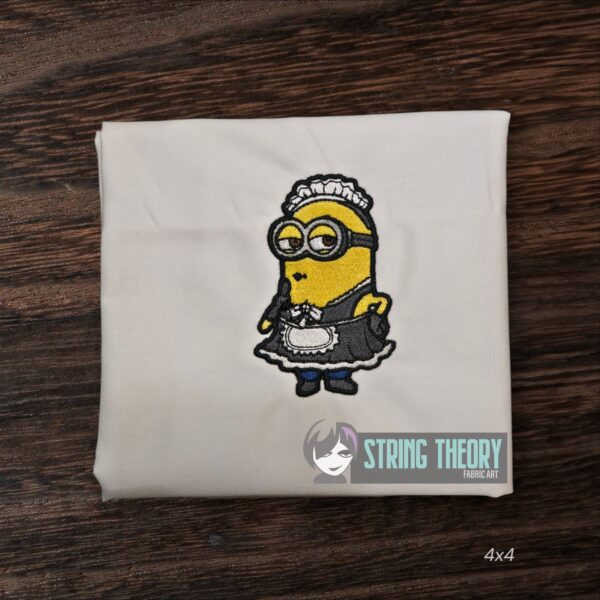 The Minions – Maid Minion Digital Download for Machine Embroidery Pattern, Design (4x4, 5x7 Hoop) - Image 2