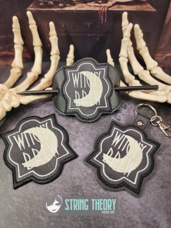 Potion Bottle Label - Witch's Brew fob, patch, bun cover ITH in the hoop Digital Download for Machine Embroidery Pattern, Design (4×4 Hoop) - Image 5