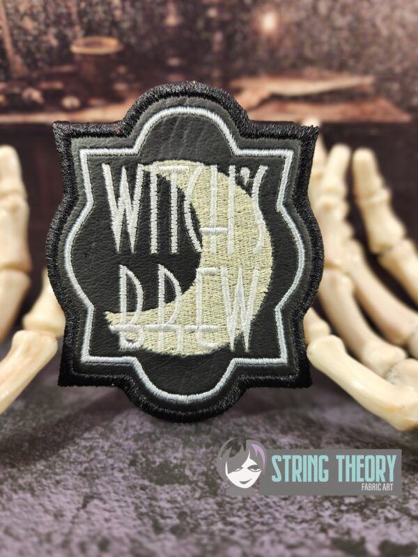 Potion Bottle Label - Witch's Brew fob, patch, bun cover ITH in the hoop Digital Download for Machine Embroidery Pattern, Design (4×4 Hoop) - Image 8