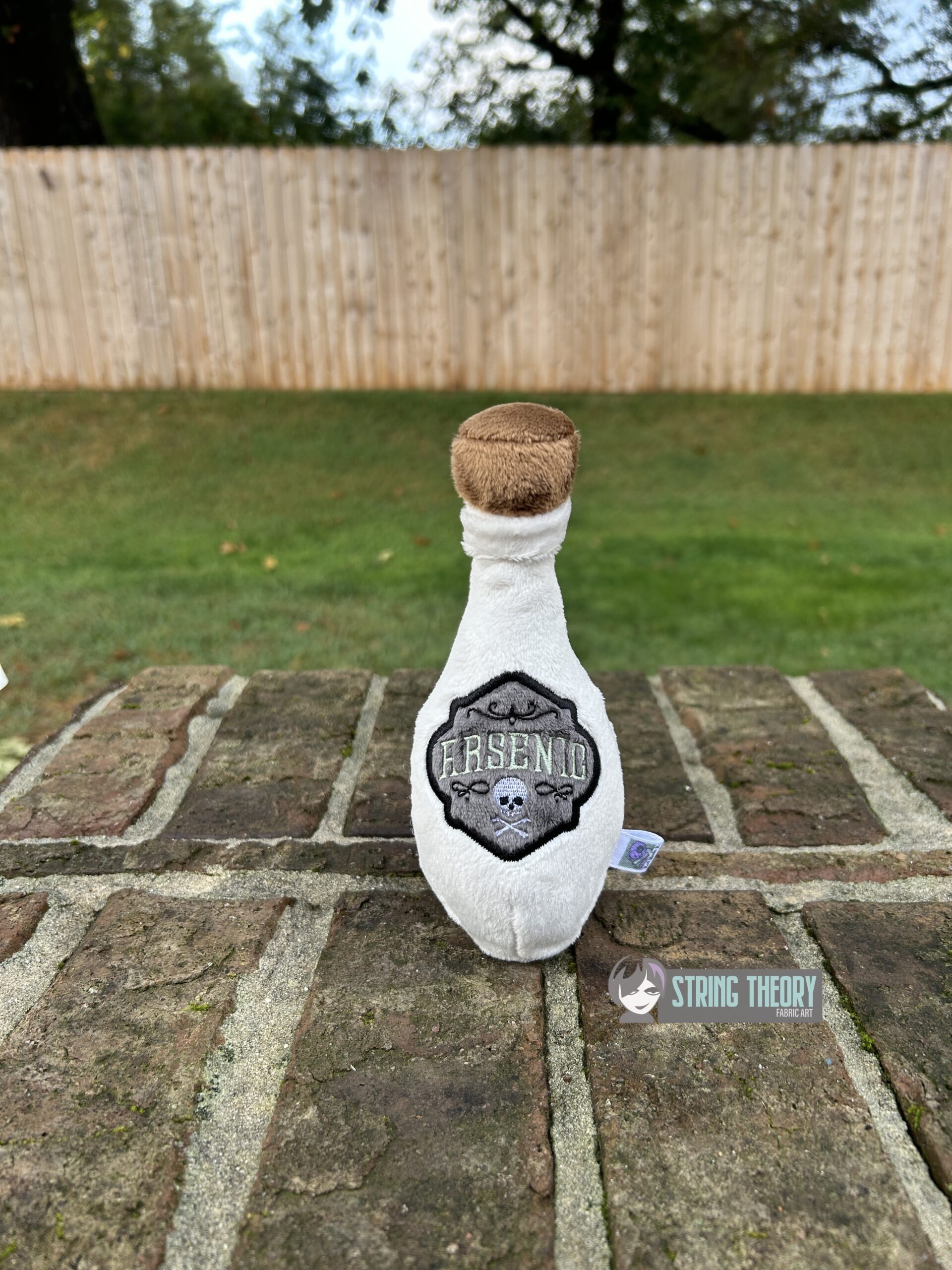 Potion Bottle Lables Arsenic Machine embroidery pattern