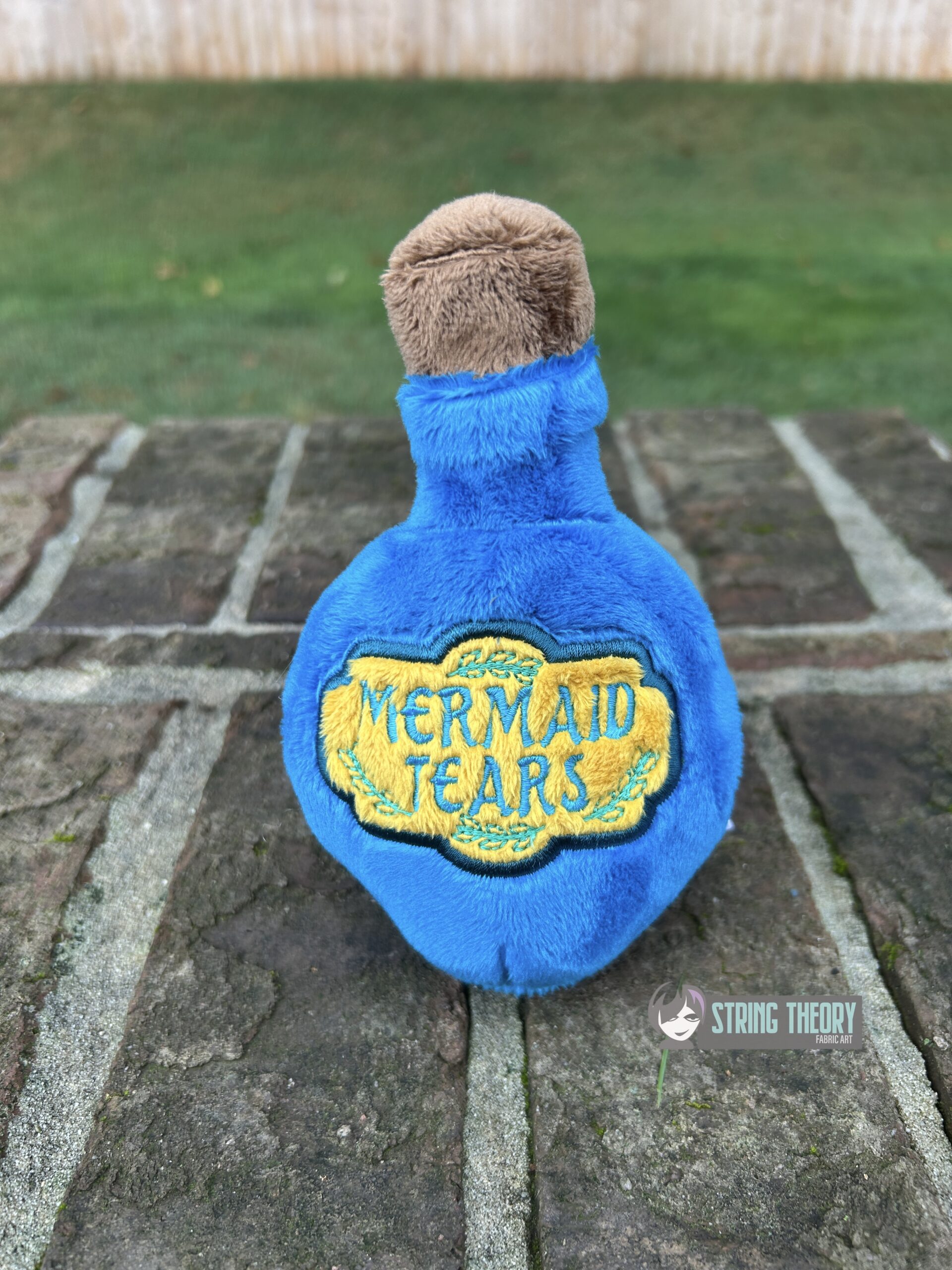Potion Bottle Lables Mermaid Tears Machine embroidery pattern