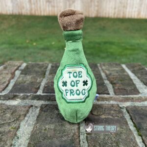 Potion Bottle Label – Toe of Frog Appliqué Digital Download for Machine Embroidery Pattern, Design (4x4 Hoop)