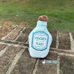 Potion Bottle Label – Unicorn Tears Appliqué Digital Download for Machine Embroidery Pattern, Design (4x4 Hoop)