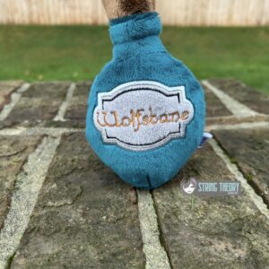 Potion Bottle Label – Wolfsbane Appliqué Digital Download for Machine Embroidery Pattern, Design (4x4 Hoop)