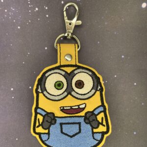 The Minions – Bob fob ITH in the hoop Digital Download for Machine Embroidery Pattern, Design (4×4 Hoop)
