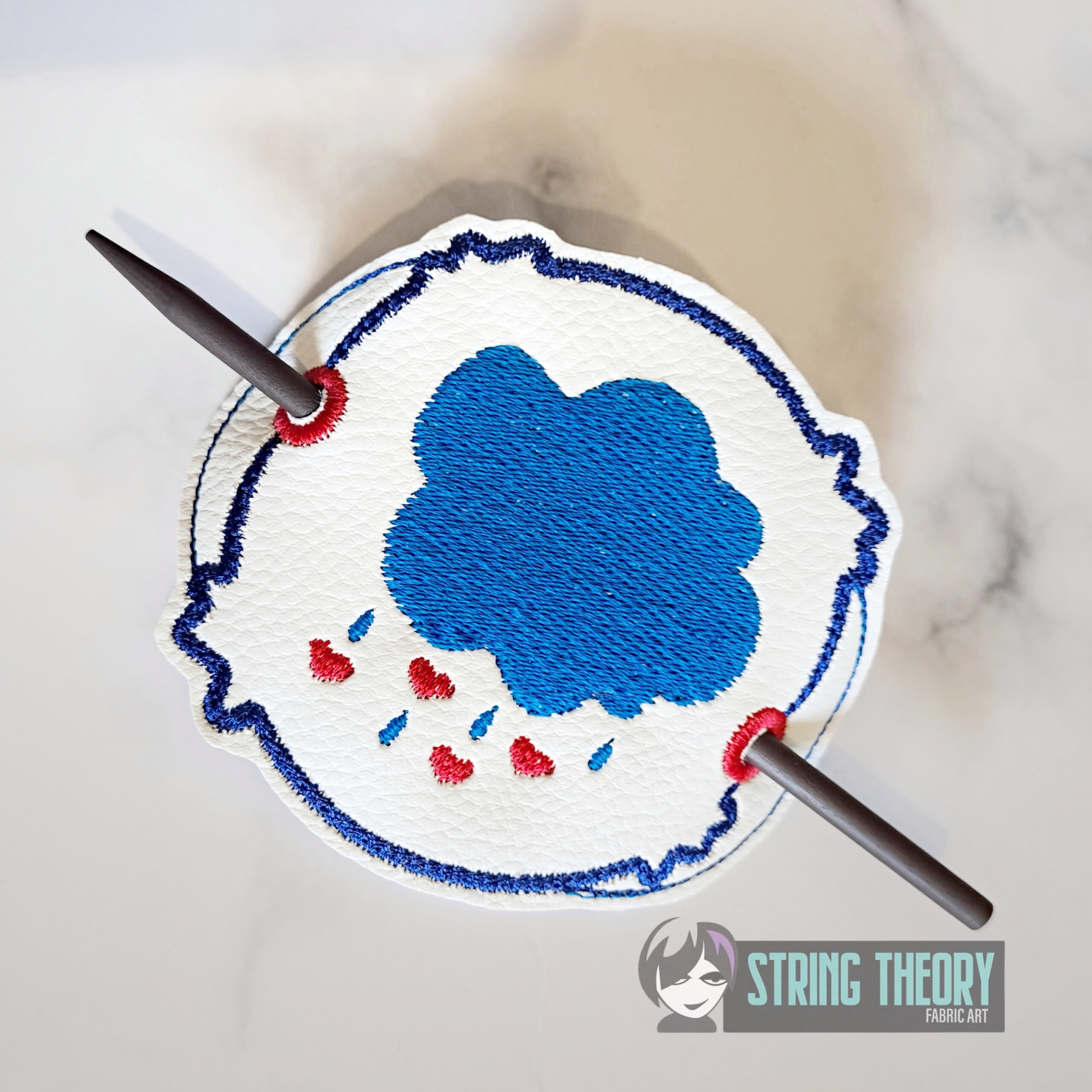 Care Bear Grumpy Bear Symbol bun Cover machine embroidery design