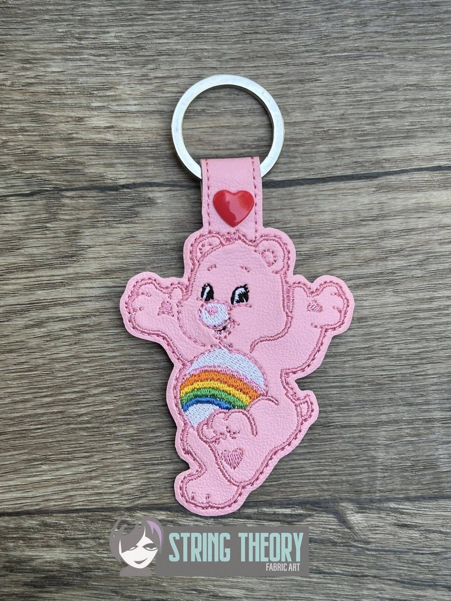 Care Bear Cheer Bear Fob machine embroidery design