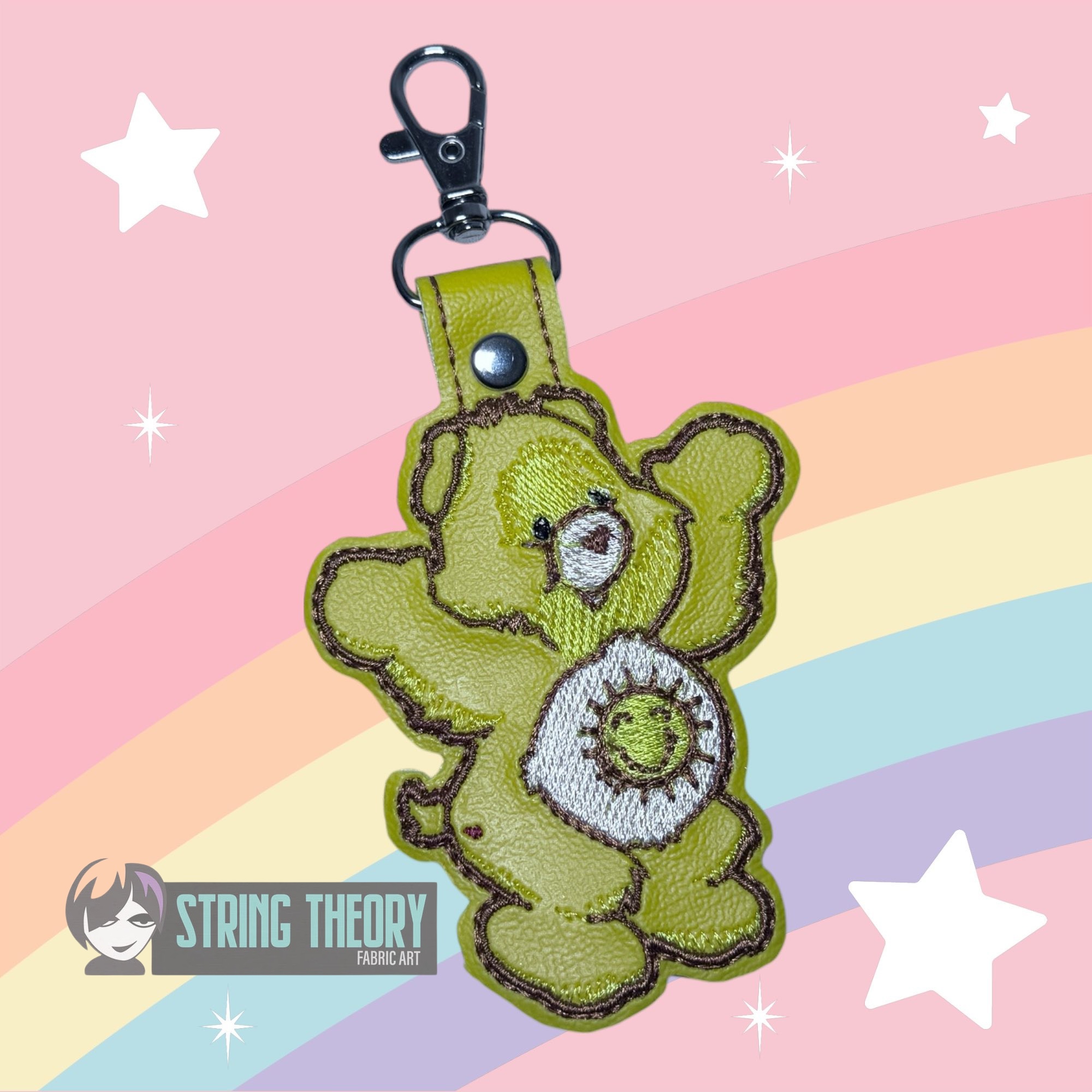 Care Bear Funshine Bear Fob machine embroidery design