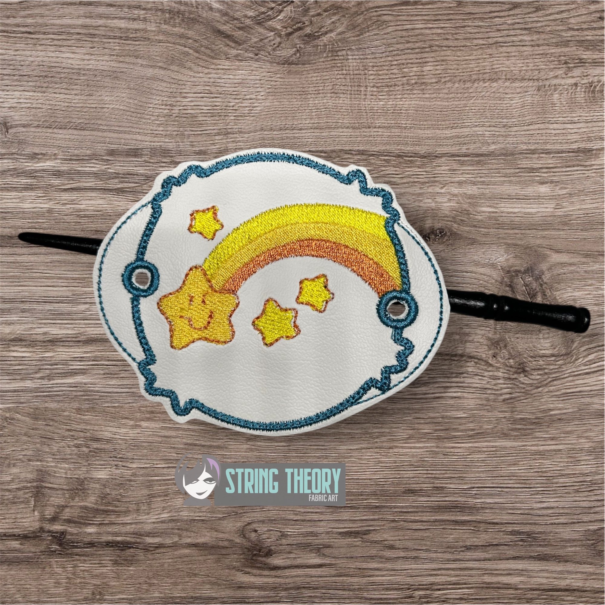 Care Bear Wish Bear Symbol Bun Cover machine embroidery design