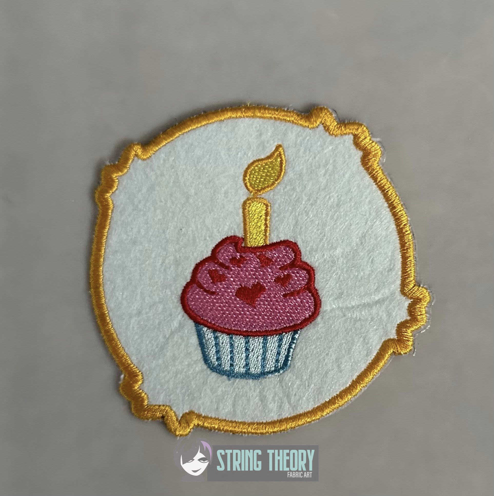 Care Bear Birthday Bear Symbol patch machine embroidery design