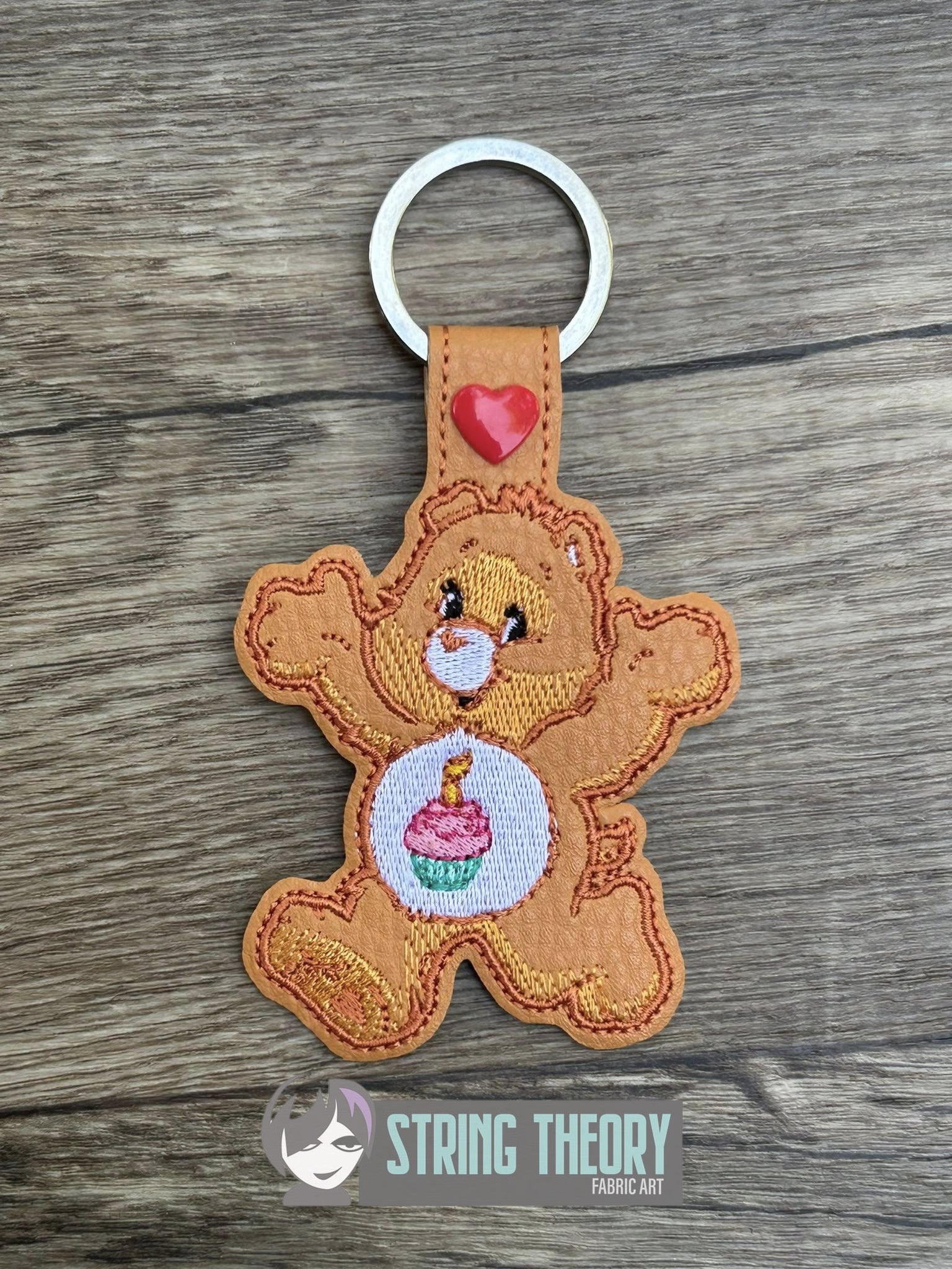 Care Bear Birthday Bear Fob machine embroidery design