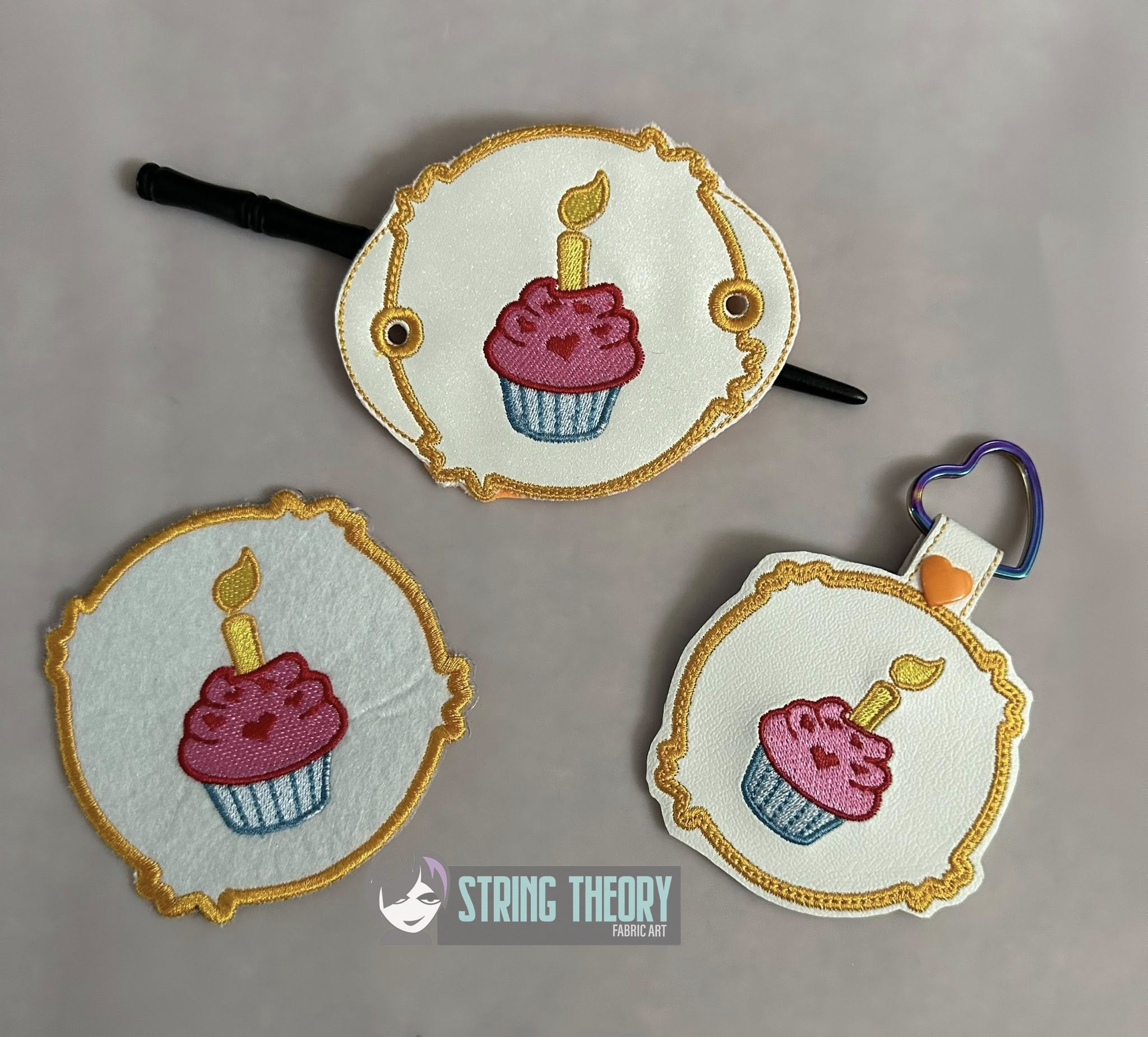 Care Bear Birthday Bear Symbol ITH machine embroidery design