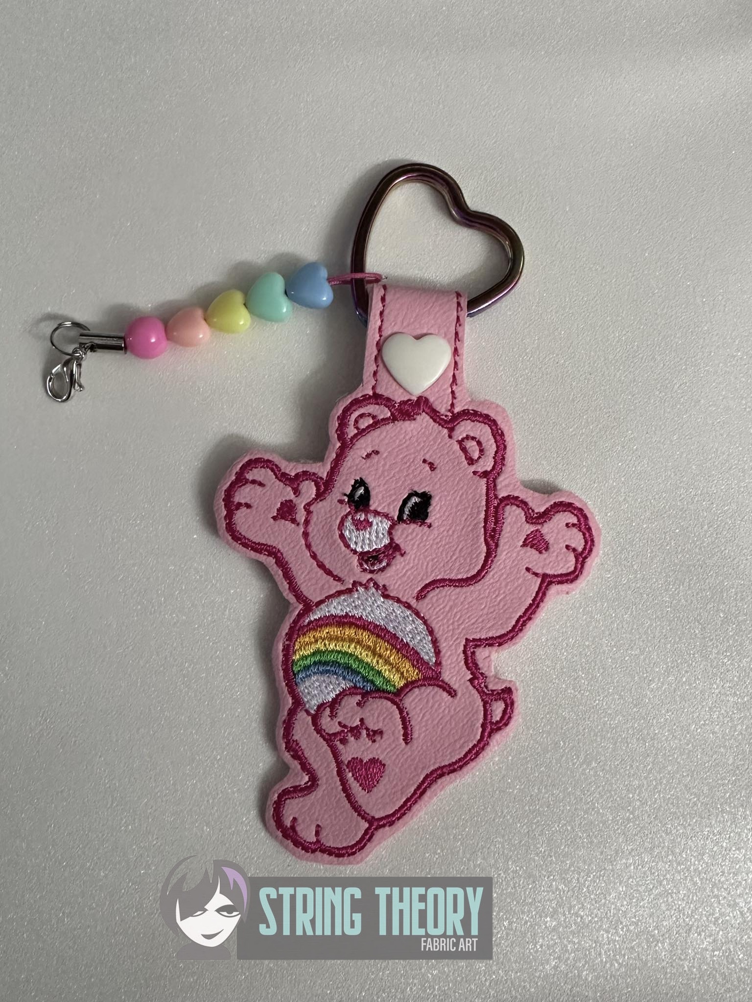 Care Bear Cheer Bear Fob machine embroidery design