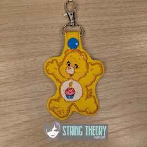 Care Bear Birthday Bear Fob machine embroidery design