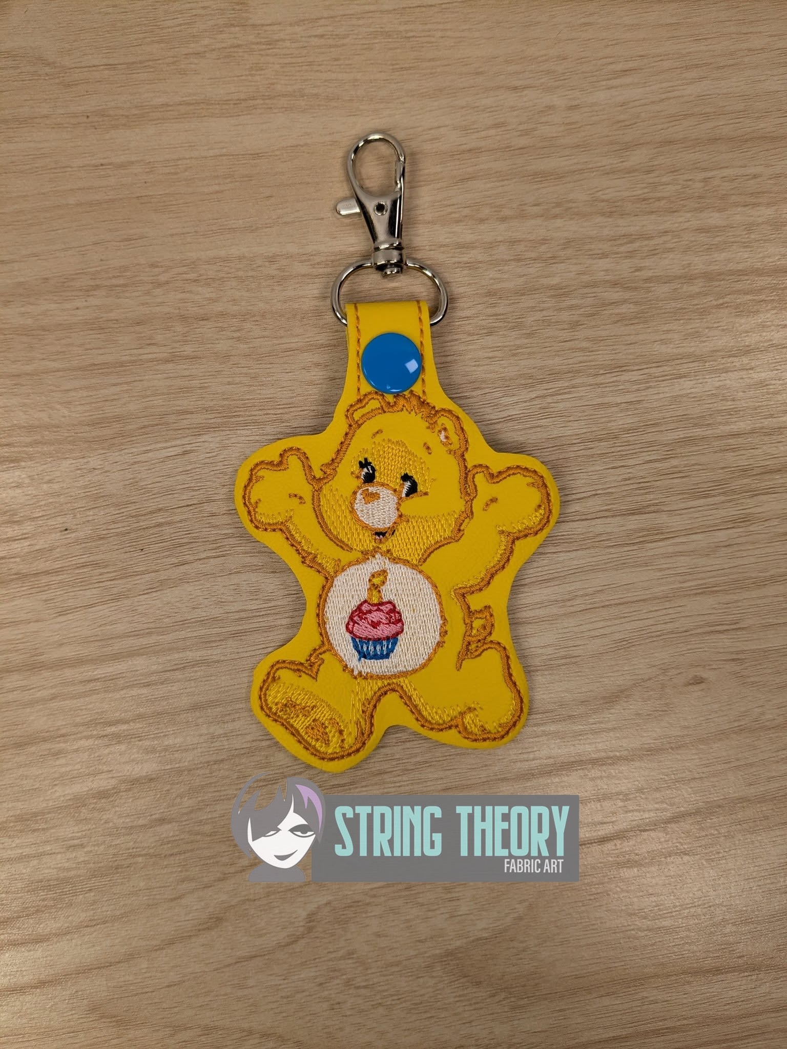 Care Bear Birthday Bear Fob machine embroidery design