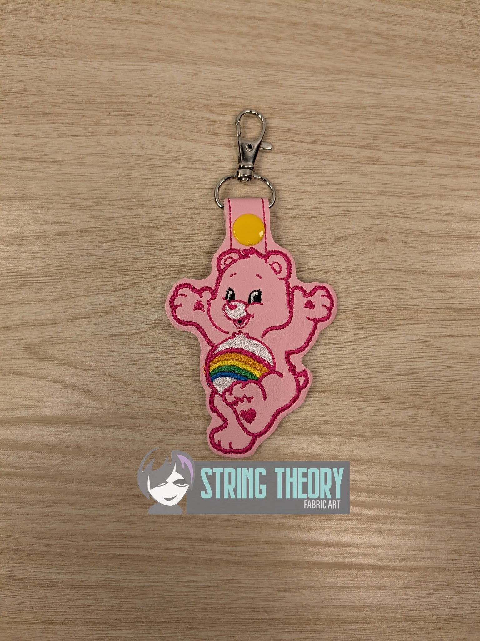 Care Bear Cheer Bear Fob machine embroidery design