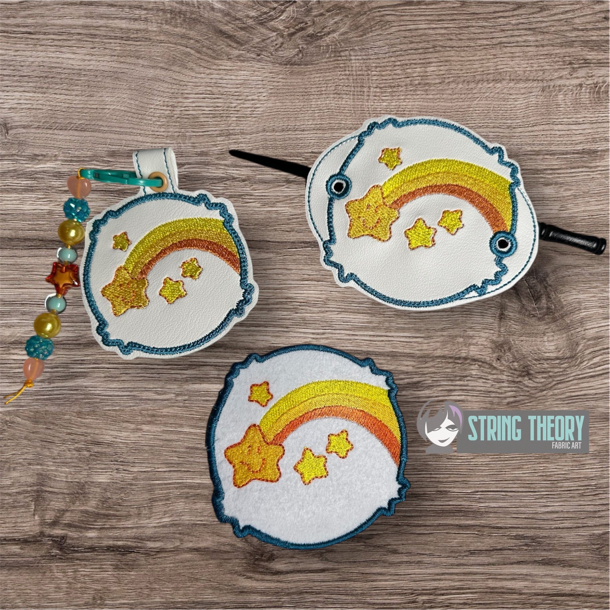 Care Bear Wish Bear Symbol ITH machine embroidery design