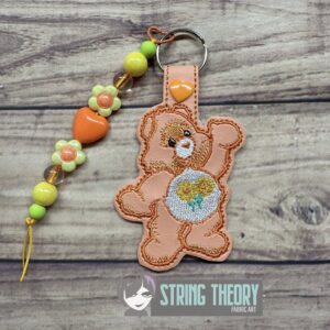 Care Bear Friend Bear Fob machine embroidery design