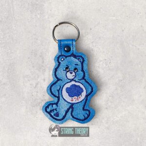 Care Bear Grumpy Bear Fob machine embroidery design