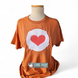 Care Bear Tenderheart Bear Symbol machine embroidery design