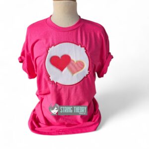 Care Bear Love A Lot Bear Symbol machine embroidery design