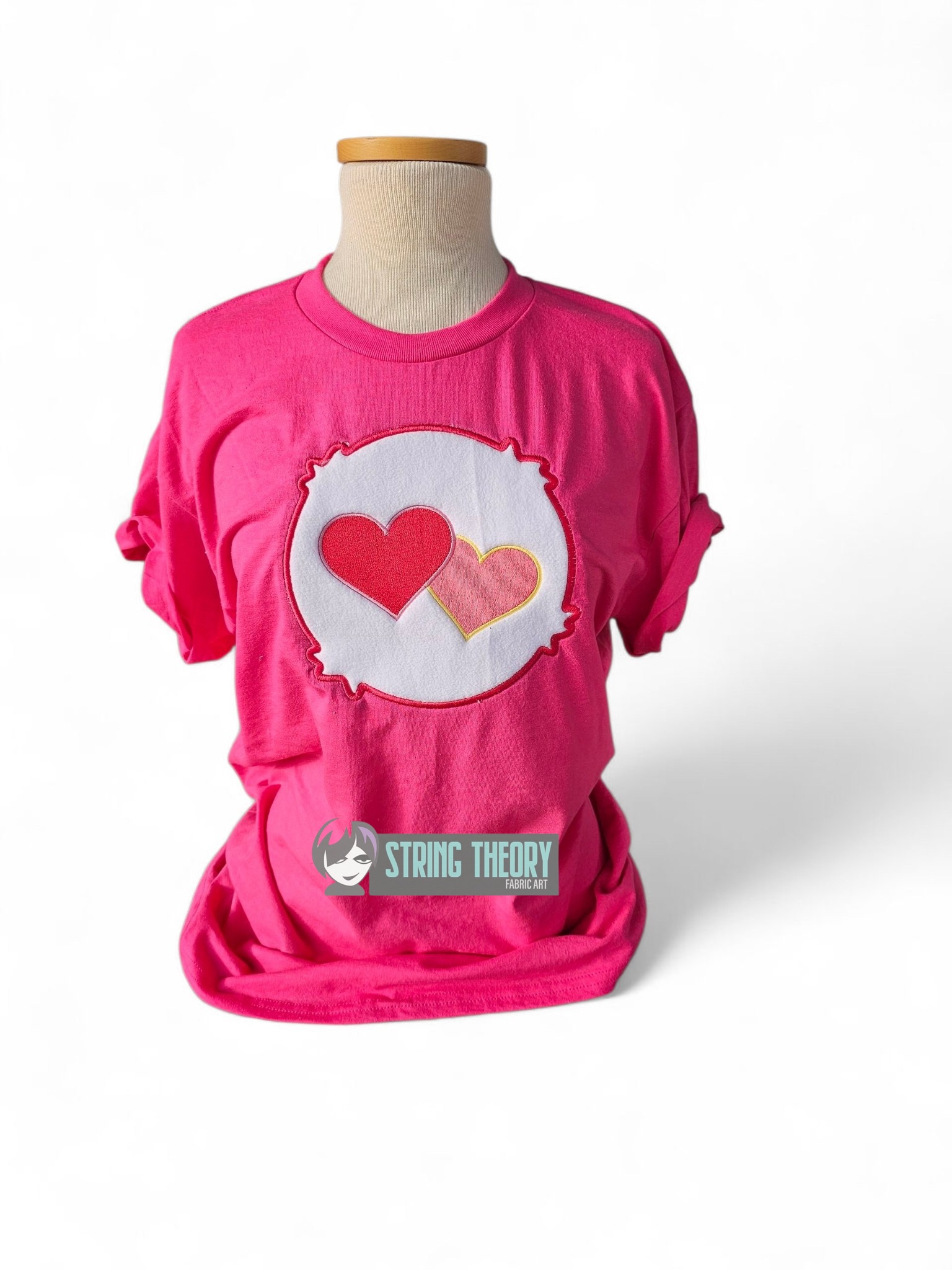 Care Bear Love A Lot Bear Symbol machine embroidery design