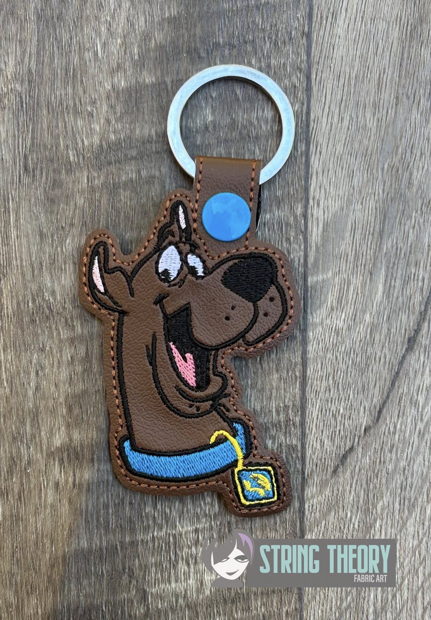 Scooby Doo fob machine embroidery design