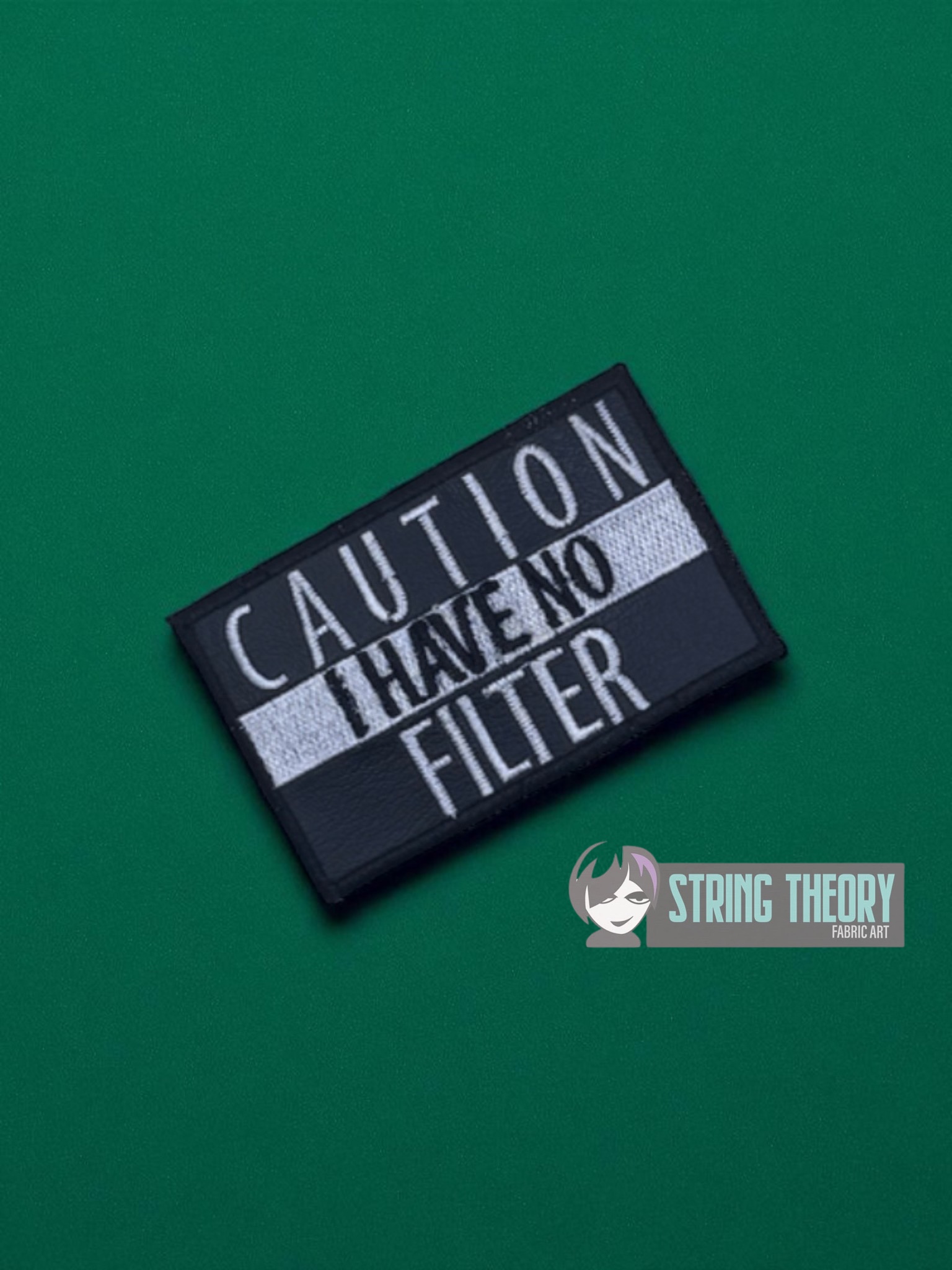 Caution I have no filter patch ITH machine embroidery design