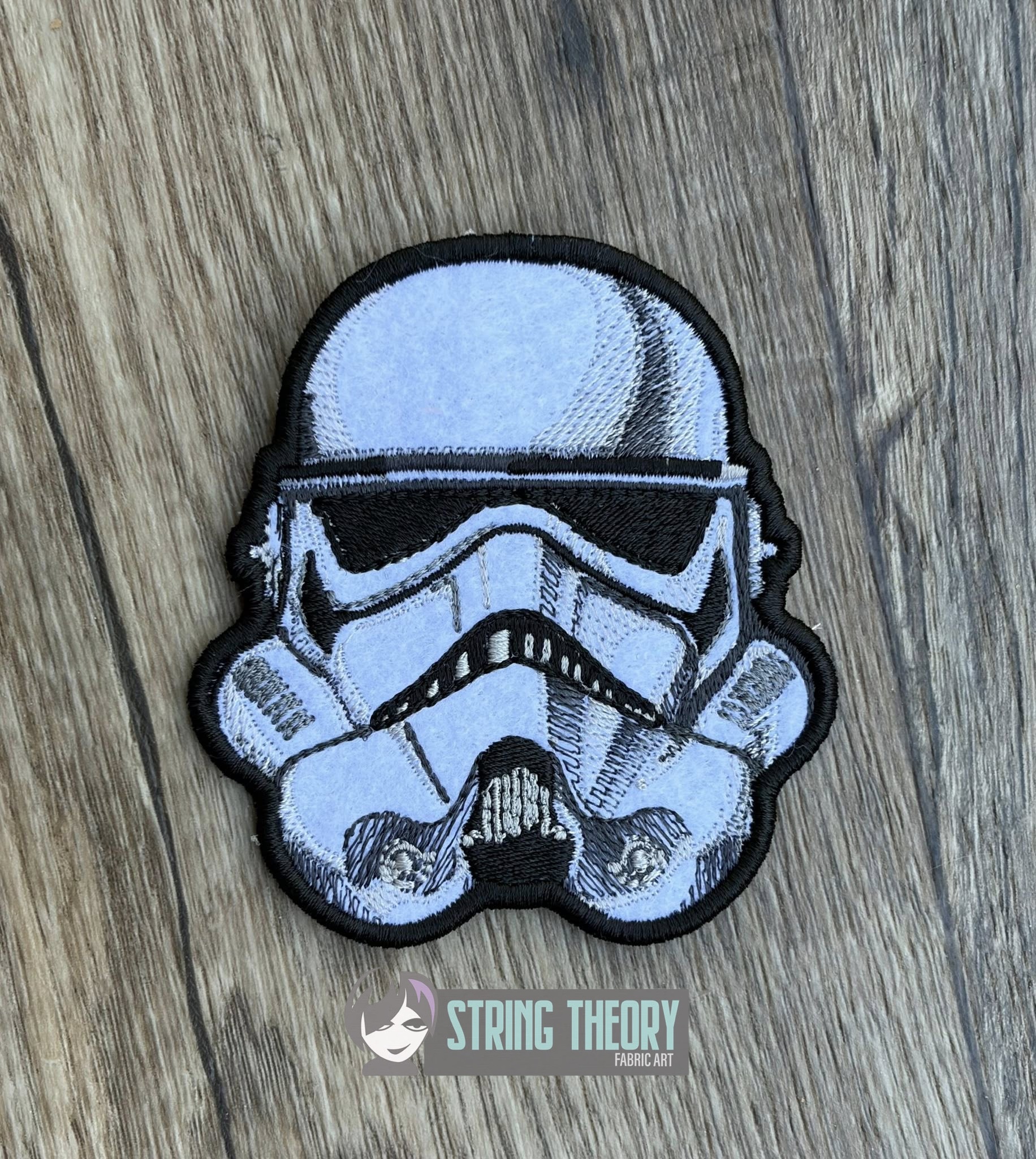 Star Wars Stormtrooper patch ITH machine embroidery design