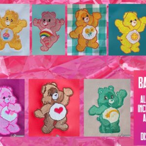 Full Fill Care Bears machine embroidery design