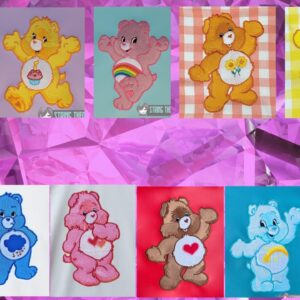 Full Fill Care Bears machine embroidery design
