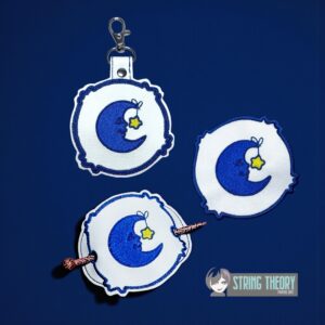 Care Bear Bedtime Bear Symbol ITH machine embroidery design